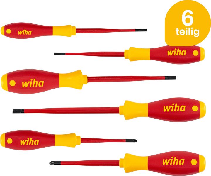 Produktbild Wiha SoftFinish electric slimFix (Pozidriv-Kreuzschlitz (PZ), Schlitzschrauben)