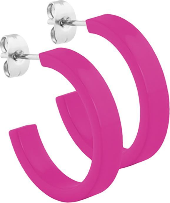 Star Piercing Ohrstecker violett rund flach 5x24 (ohne Messing, Chirurgenstahl 316L)