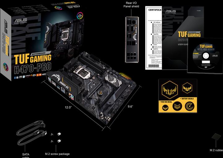 Image du produit ASUS TUF GAMING H470-PRO (LGA 1200, Intel H470, ATX)