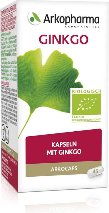 Actual product image Arkopharma Arkocaps Ginkgo Kapseln (45 Piece, Capsules, 40 g)