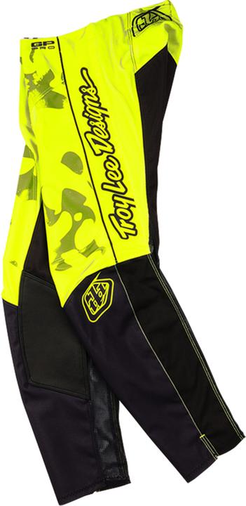 Troy Lee Designs GP Pro Pant, Blotted, flo yellow, youth 24 (24)
