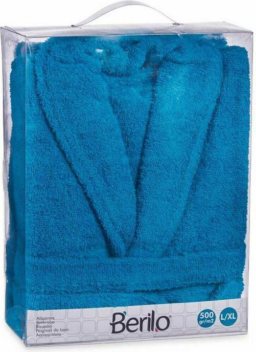 Actual product image Berilo Bathrobe M/L Blue (6 pieces) (M, L)