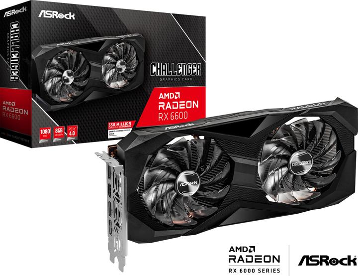 Actual product image AsRock RX6600 Challenger D (8.19 GB)