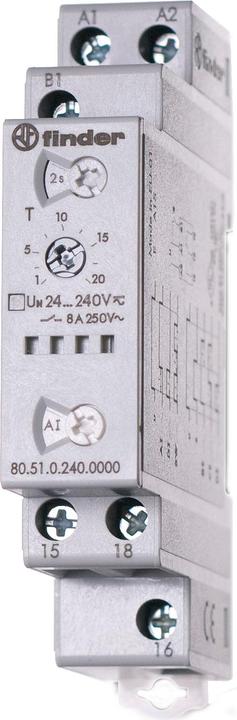 Actual product image Finder 80.51.0.240.0000 Time relay multifunctional 1 pc. Time range: 0.1 s
