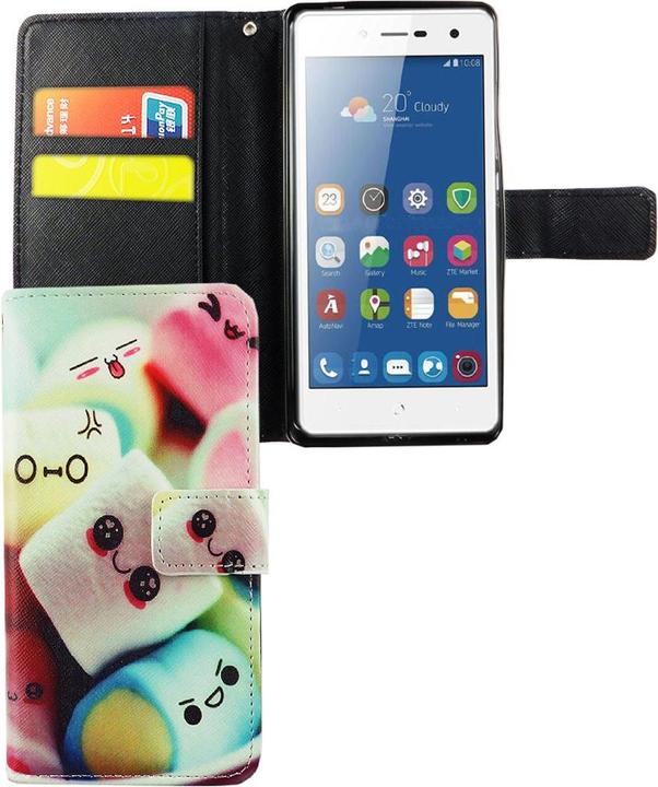 Actual product image König Design Case Mobile Protection for ZTE Blade L7 Case Cover Wallet Case Mobile Cover New (ZTE Blade L7)