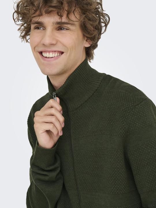 Immagine prodotto Only & Sons Onsmalik Reg 12 Pin Zip Cardigan Knit (L)