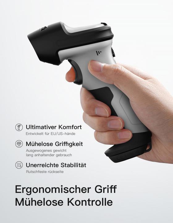 Produktbild Inateck Barcodescanner 72 gray (BCST-72 gray) (2D-Barcodes, 1D-Barcodes)
