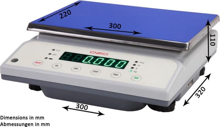Produktbild DZD DJ6K Industriewaage