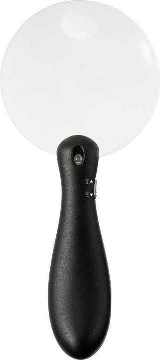 Image du produit Toolcraft TO-8997036 Loupe à main avec éclairage LED Facteur d'agrandissement : 3 x, 5 x