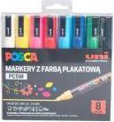 Mitsubishi Plakatmarker PC-5M 8 Farben (Multicoloured, 2.50 mm, 1 x)