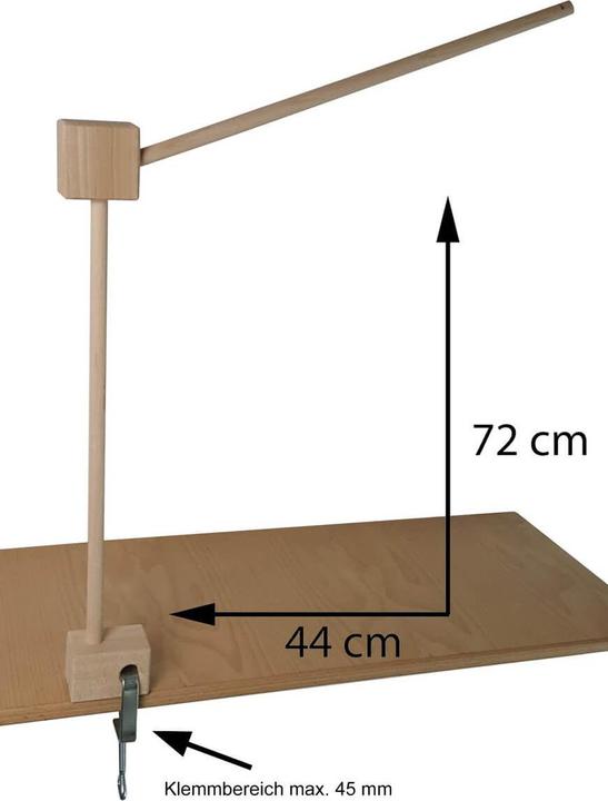 Produktbild Niermann Stand By Niermann Mobilehalter XL Natur Made in Germany