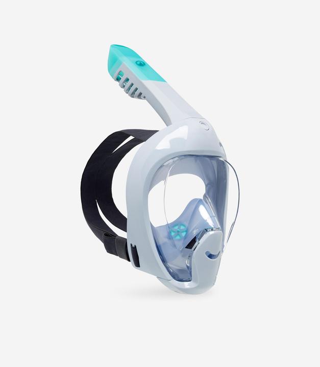 Subea Schnorchelmaske Easybreath XS Kinder 6–10 Jahre blau