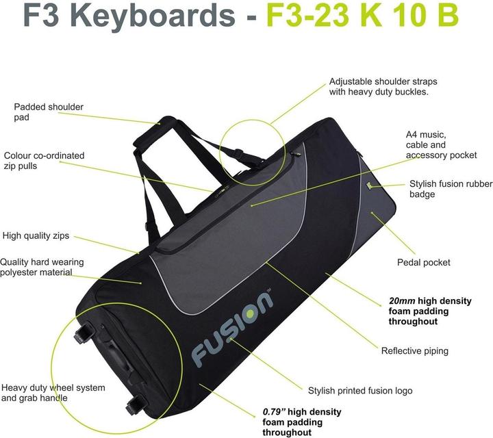 Actual product image Fusion Keyboardbag 10 (Keyboard)