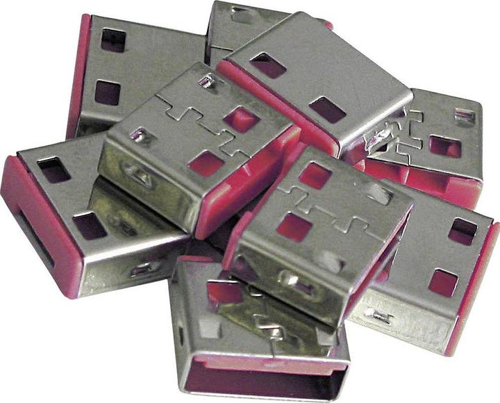 Actual product image Lindy USB Port Locker 10 pieces