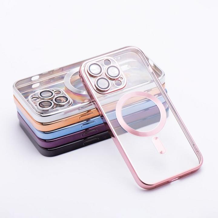 Produktbild OEM Back panel cover ELECTRO MAG COVER case compatible with MagSafe for IPHONE 16e rose gold (Apple iPhone 16e)