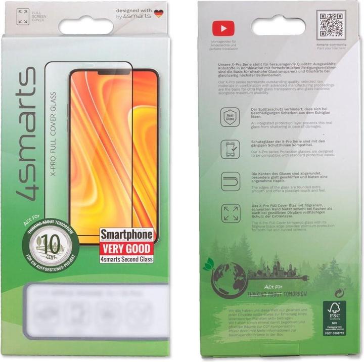 Image du produit 4smarts Protection d'écran Second Glass X-Pro Full iPhone 7/8/SE (1 pièce(s))