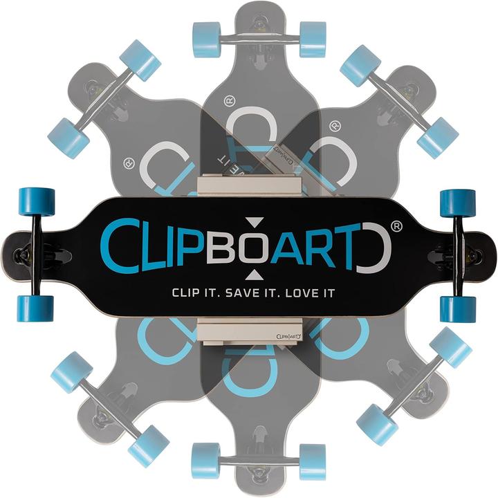 Immagine prodotto Clipboart Wandhalterung für Boards (Snowboard, Longboard)