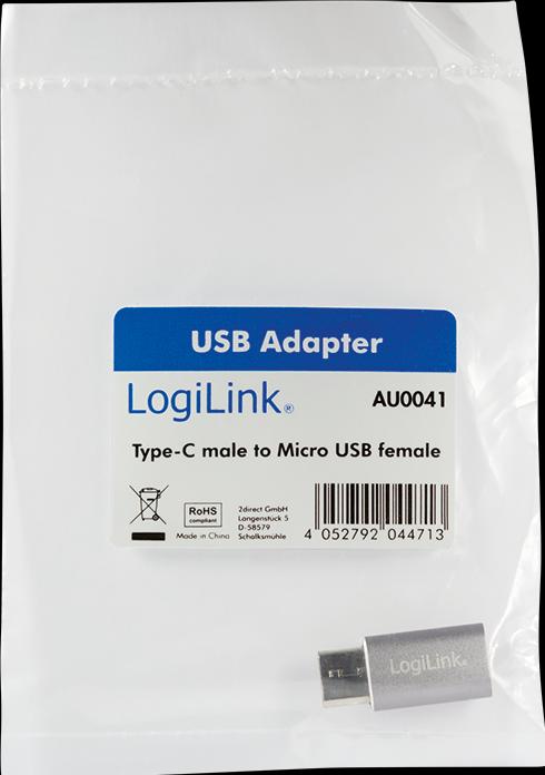 Actual product image LogiLink AU0041 (0.02 m, USB 3.1)