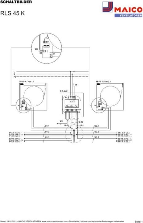 Produktbild Maico Raumluftsteuerung RLS 45 K für PushPull 45 K 0157.036