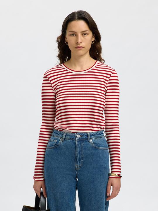 Produktbild Selected Femme Gestreiftes Longsleeve (XS)