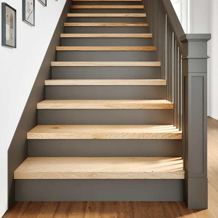 Produktbild VidaXL Treppenstufen 4 Stk. Unbehandelt 90x30x2 cm Massivholz Eiche