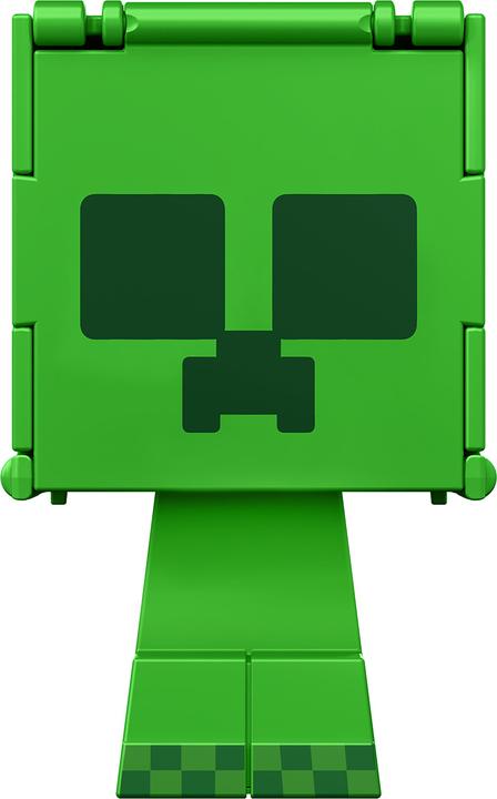 Actual product image Minecraft Flippin' Figure Creeper + Charged Creeper