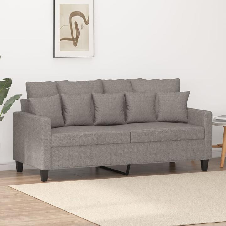 Produktbild VidaXL 2-Sitzer-Sofa Taupe 140 cm Stoff,Farbe: Taupe,Material (2-Sitzer)