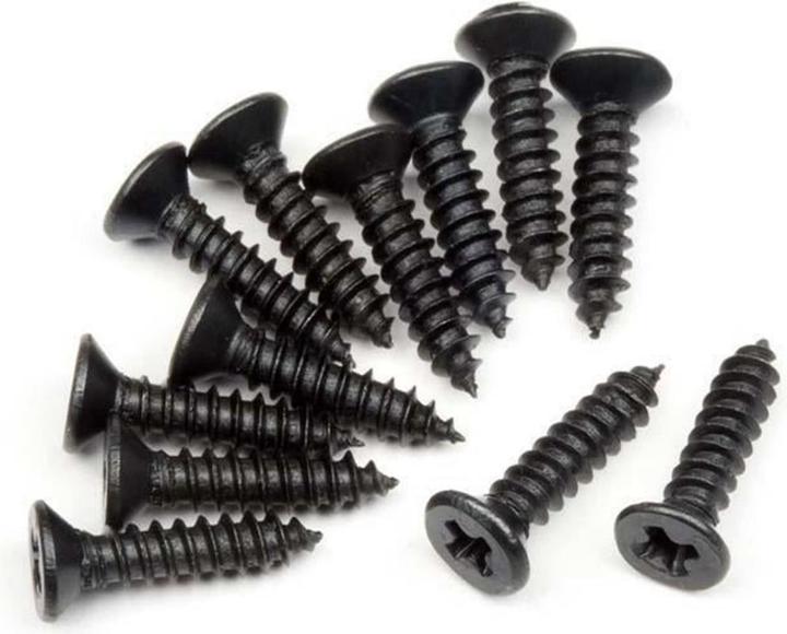 Image du produit HPI Bullet TP. Vis à tête plate M2.6x12mm (12pcs)