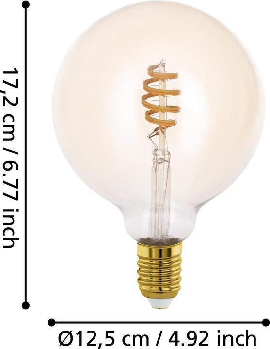 Produktbild EGLO Leuchtmittel (E27, 4.90 W, 360 lm, 40 x, G)