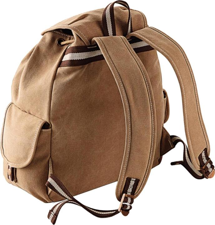 Actual product image Quadral Vintage canvas backpack 18 liters (2pcspack) (18 l)