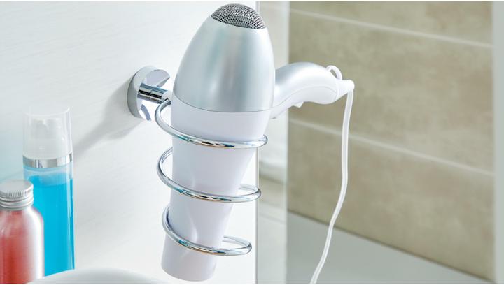Actual product image tesa SMOOZ hairdryer holder incl. adhesive solution without drilling
