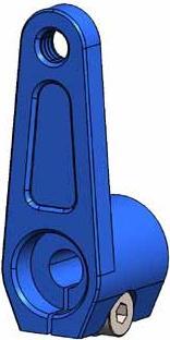 Actual product image Tamiya Alloy servo arm (/FUTABA)