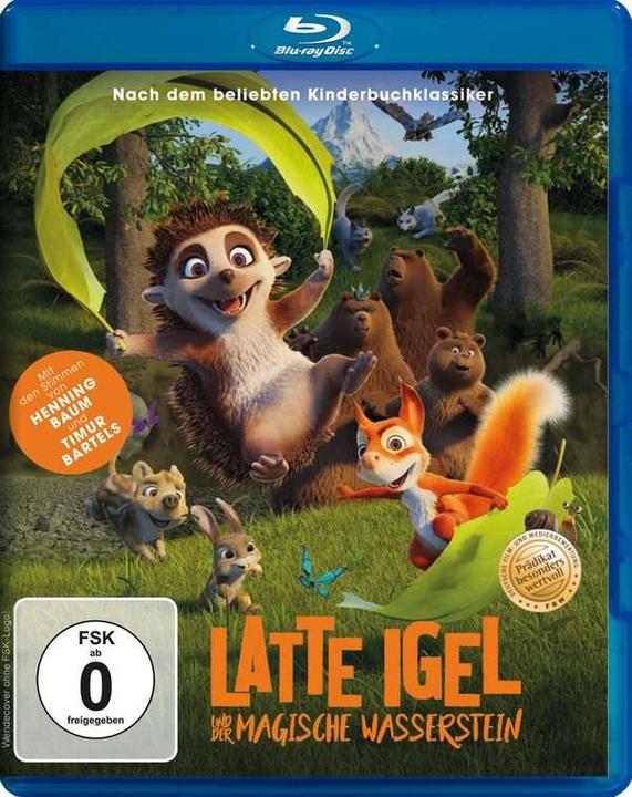Actual product image Plaion Latte Hedgehog and the Magic Water Stone (Blu-ray) (Sale) (Blu-ray, 2020, English, German)