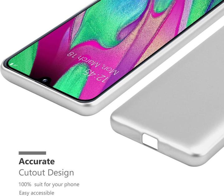 Actual product image Cadorabo TPU Matt Metallic Cover (Samsung Galaxy A40)