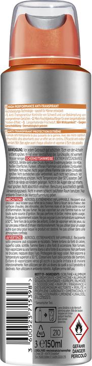 Actual product image L'Oréal Paris L'Oreal -Men, Expert Invincible, Deodorant, 150 m (Spray, 150 ml)