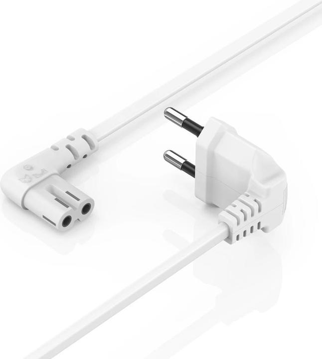 Produktbild Hama 00221102 Strom Netzkabel Weiss 5 m (5 m)