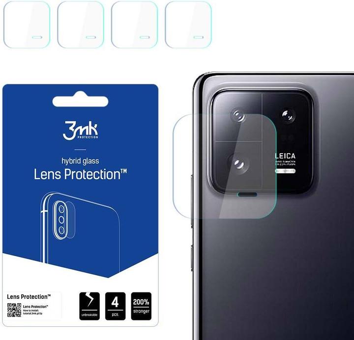 Actual product image 3MK Camera protection glass, camera glass (1 Piece, Xiaomi 13 Pro)