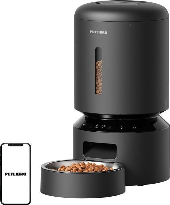 Productafbeelding Petlibro Granary feed dispenser, WiFi, 5L (black) (5 l)