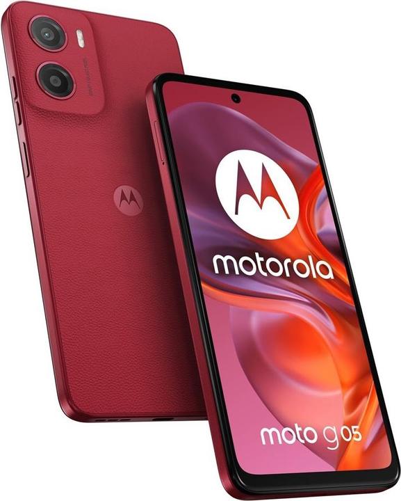 Produktbild Motorola Moto G05 (128 GB, Plum Red, 6.67", Dual SIM, 50 Mpx, 4G)
