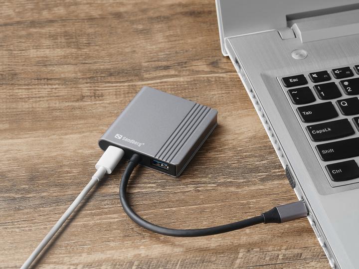 Produktbild Sandberg Dockingstation (USB-C, 3 Ports)