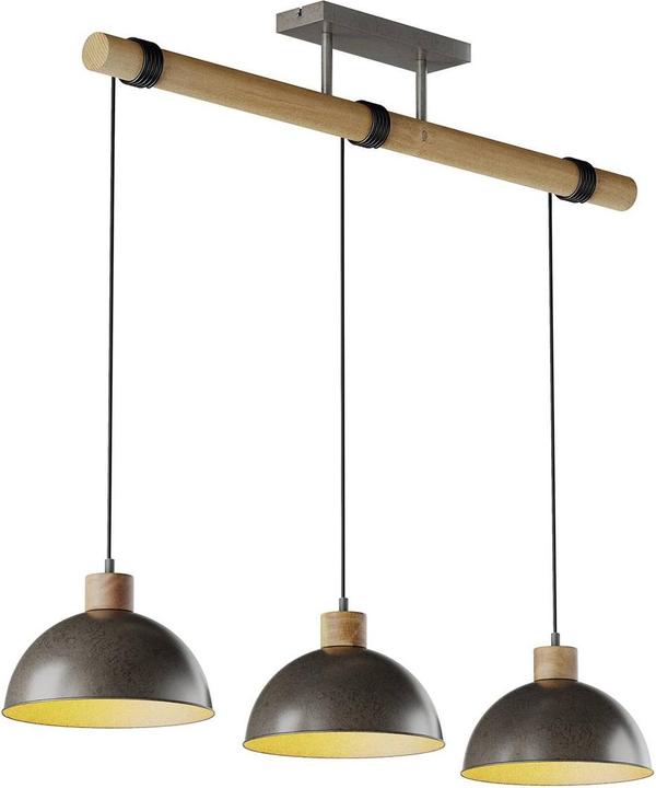 Image du produit Lindby Holgar Lampe à suspendre Green/Wood (E27)