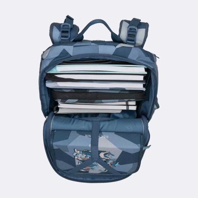 Immagine prodotto Beckmann Zaino scolastico Active Air FLX con tasca frontale double-face (25 l)