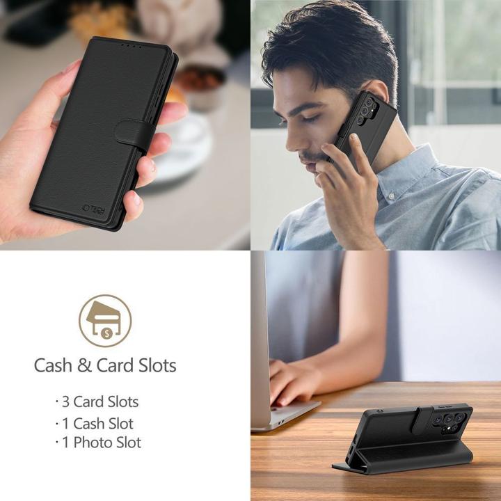 Actual product image Tech-Protect Wallet Case for Samsung Galaxy A26 5G - Black (Samsung Galaxy A26)