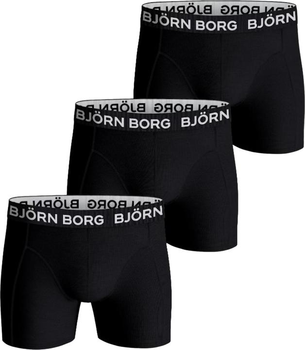 Björn Borg Cotton Stretch Boxer Trunks 3P (L, 3er Pack)