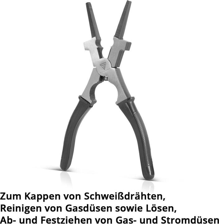 Produktbild Stahlwerk MIG MAG Schweisszange 8" 203 mm Düsenzange Schweisserzange Spezialzange (203 mm)