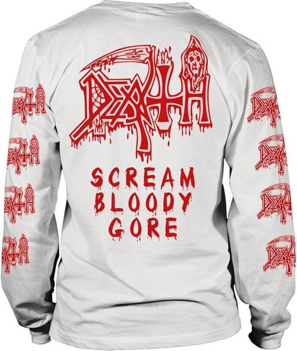 Actual product image Death Scream Bloody Gore TShirt Long Sleeve (L)