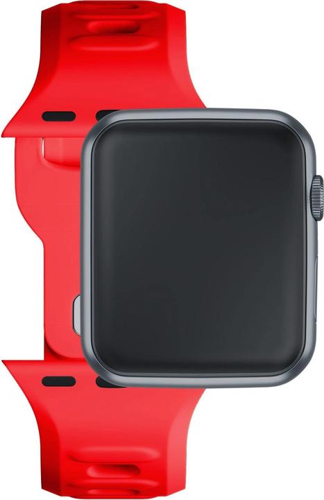Produktbild 3MK Silicone Watch Strap czerwony/red dla Apple Watch 42/44/45/49mm (Edelstahl, Silikon)