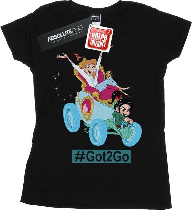 Disney Wreck It Ralph Cinderella And Vanellope TShirt (XXL)