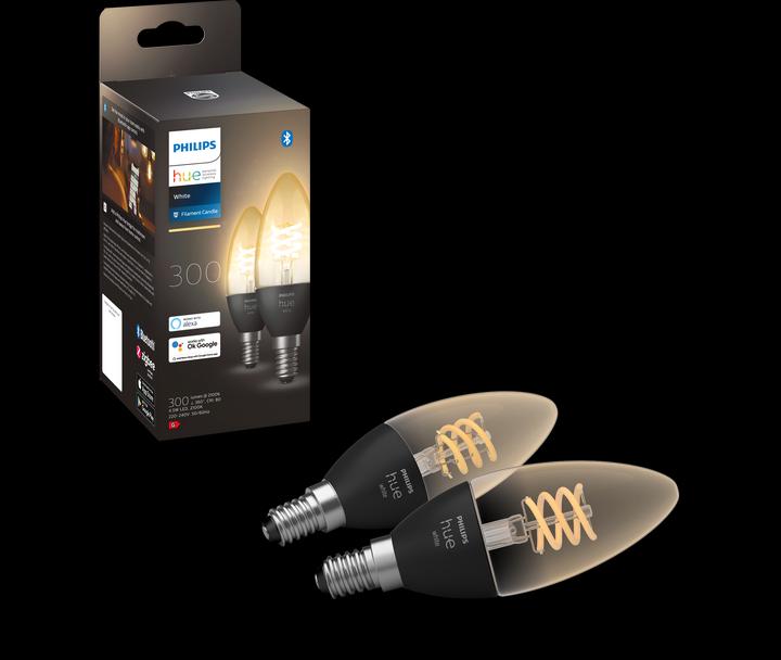 Immagine prodotto Philips Hue Tonalità di bianco (E14, 4.50 W, 300 lm, 2 x, G)