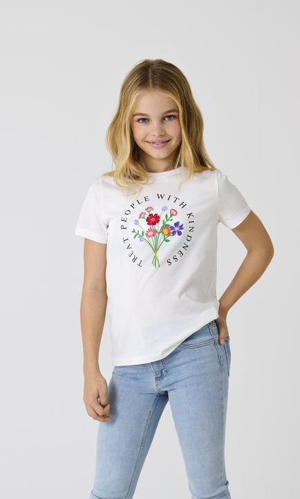 Only Kogemma Life Reg S/S Flower Top Jrs Noos